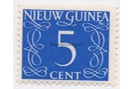 Nederlands Nieuw Guinea NVPH 6 Postfris (5 cent) Cijfer van Krimpen 1950