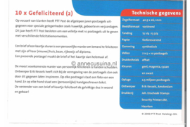 Nederland NVPH M223a+b (PZM223a+b) Postfris Postzegelmapje Felicitatiezegels 2000