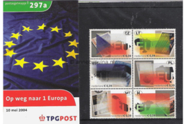 Nederland NVPH M297a (PZM297a) Postfris Postzegelmapje Europese Unie 2004