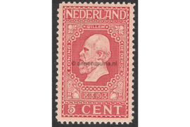 Nederland NVPH 92 Ongebruikt (5 cent) Jubileumzegels 100 jaar onafhankelijkheid 1913