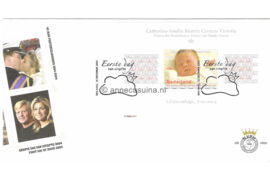 Nederland NVPH E493b Onbeschreven 1e Dag-enveloppe Koninklijke Familie (II) 2003
