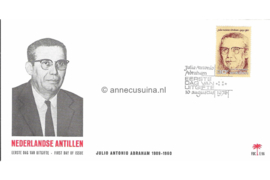 Nederlandse Antillen (Palmboom) NVPH E96 (E96P) Onbeschreven Staatsman Julio Antonio Abraham 1976