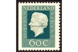 Nederland NVPH 947J Gestempeld Linkerzijde ongetand (60 cent) Koningin Juliana ('Regina') 1980