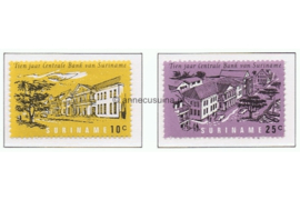 Suriname NVPH 475-476 Postfris 10 jaar Centrale Bank