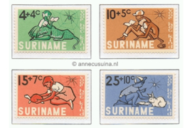 Suriname NVPH 431-434 Postfris Kinderzegels 1965