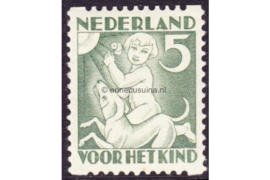 Nederland NVPH R87 Postfris (5 +3 cent) Tweezijdige hoekroltanding Kinderzegels 1930