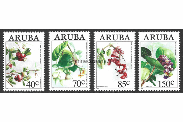 Aruba NVPH 144-147 Postfris Wilde vruchten 1994
