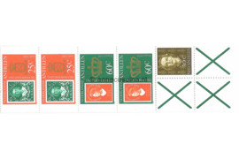 Nederlandse Antillen INHOUD van NVPH PB 5 Postfris Postzegel-/Automatenboekje Troonswisseling 2 x no. 654a + 2 x 655a + 1 x no. 609 1980