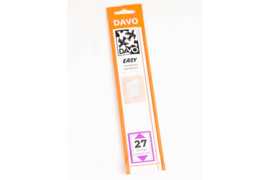 DAVO Easy stroken transparant T27 (215 x 31) 25 stuks