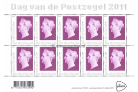 Nederland NVPH V2885 Postfris Velletje Dag van de Postzegel; Vel 10 x 1 2011