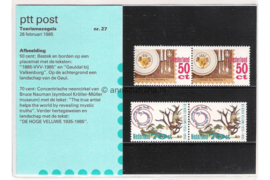 Nederland NVPH M27 (PZM27) Postfris Postzegelmapje Toerisme 1985