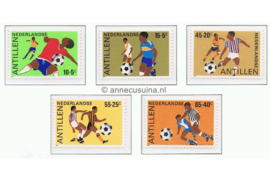 Nederlandse Antillen NVPH 805-809 Postfris Sport, voetbal 1985