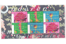 Nederland NVPH 1719 Postfris Blok Zomerzegels 1997