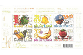 Nederland NVPH 2295 Gestempeld/CTO-Collect Club Blok met 6 zegels van 0,39 + 0,19 euro meerkleurig Kinderzegels 2004