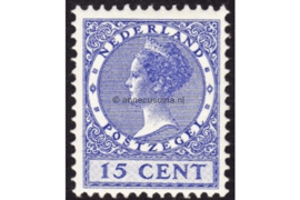 Nederland NVPH 155 Gestempeld (15 cent) Koningin Wilhelmina Veth Zonder watermerk 1924-1926