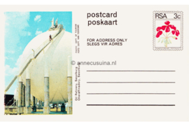 Zuid-Afrika Onbeschreven Poskaart / Postcard Olieraffinadery, Sasolburg / Oil Refinery, Sasolburg in plastic beschermhoesje