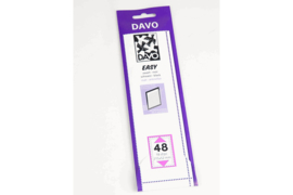 Hagelnieuw & Afgeprijsd! DAVO Easy stroken zwart Z48 (215 x 52) 18 stuks