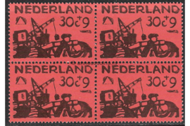 Nederland NVPH 726 Postfris (30+9 cent) (Blokje van vier) Zomerzegels 1959