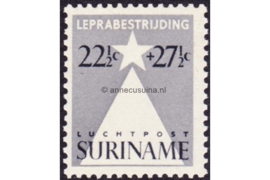Suriname NVPH LP29 Ongebruikt (22 1/2 + 27 1/2 cent) Leprazegels 1947