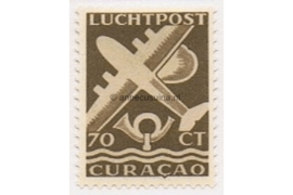 Curaçao NVPH LP81 Postfris (70 cent) Vliegtuig 1947