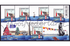 Nederland NVPH 3411 Postfris Blok Mooi Nederland (74) Vissersplaatsen: Scheveningen 2016