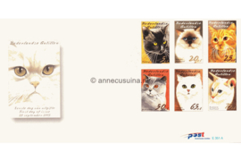 Nederlandse Antillen NVPH E351 Onbeschreven 1e Dag-enveloppe Katten op 2 enveloppen 2003