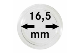 Hagelnieuw & Afgeprijsd! Lindner Muntcapsules 16,5 mm per 10 Stuks (Lindner 2250165P)