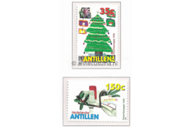 Nederlandse Antillen NVPH 1247-1248 Postfris Decemberzegels 1998