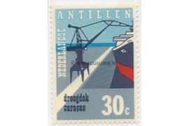 Nederlandse Antillen NVPH 451 Postfris Ingebruikname droogdok Curacao 1972