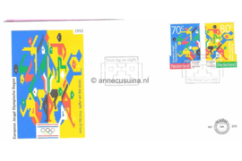 Nederland NVPH E310 Onbeschreven 1e Dag-enveloppe Europese Jeugd Olympische Dagen 1993