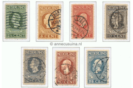 Nederland NVPH 90-96 Gestempeld (bep. serie) Jubileumzegels 100 Jaar onafhankeijkheid 1913