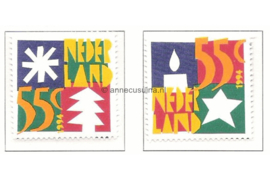 Nederland NVPH 1628-1629 Postfris Kerstzegels 1994
