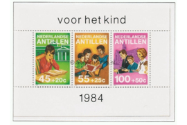 Nederlandse Antillen NVPH 797 Postfris Blok Kinderzegels 1984