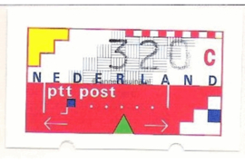 Nederland NVPH AU26 Postfris (320 cent) Automaatstroken, Voordrukzegel voor Klüssendorf-automaat 1996