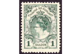 Nederland NVPH 77 Ongebruikt FOTOLEVERING (1 gulden) Koningin Wilhelmina 1899-1905