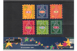 Nederland NVPH M179 (PZM179) Postfris Postzegelmapje Decemberzegels 1997