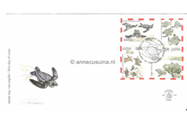 Aruba NVPH E108 Onbeschreven 1e Dag-enveloppe Bescherming Zeeschildpadden 2003