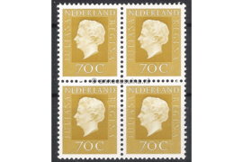 Nederland NVPH 948 Postfris (70 cent) (Blokje van vier) Koningin Juliana ('Regina') 1971
