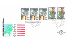 Nederland NVPH E282a Onbeschreven 1e Dag-enveloppe Boekje Zomerzegels 1991