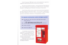 IN ORIGINEEL PTT POST MAPJE! Nederland NVPH AU1-AU30 Postfris Voordrukzegel voor Klüssendorf-automaat 1989-1993