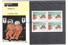 Nederland NVPH M215 (PZM215) Postfris Postzegelmapje Zegel uit boekje "5 van Kuifje" (PB59) 1999