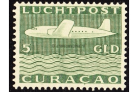 Curaçao NVPH LP84 Gestempeld (5 Gulden) Vliegtuig 1947