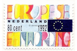 Nederland NVPH 1536 Gestempeld Eenwording Europa 1992