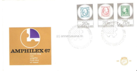 Nederland NVPH E85 Onbeschreven 1e Dag-enveloppe Amphilex '67 1967