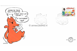 Nederland NVPH E393a Onbeschreven 1e Dag-enveloppe Strippostzegel uit boekje 1998