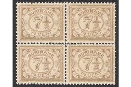 NVPH 82a Postfris FOTOLEVERING (7 1/2 cent) (Blokje van vier) Cijfer 1913-1931