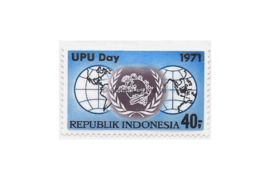 Indonesië Zonnebloem 704 Postfris De Dag van de Wereld Postvereniging 1971