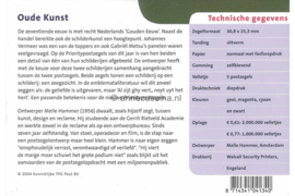 Nederland NVPH M291 (PZM291) Postfris Postzegelmapje Oude kunst 2004