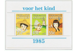 Nederlandse Antillen NVPH 822 Blok Postfris Kinderzegels 1985