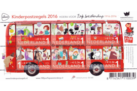 Nederland NVPH 3473 Postfris Blok Kinderpostzegels 2016